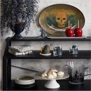 John Derian Skull & Crossbones Tray